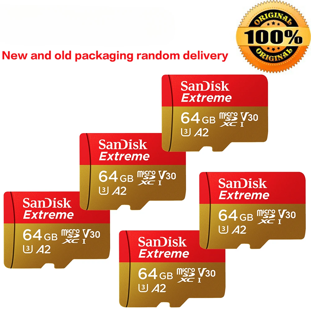 Pc Gaming 64GB Micro SD Card U3 4K Ultra HD Memory For RUNCAM 4K