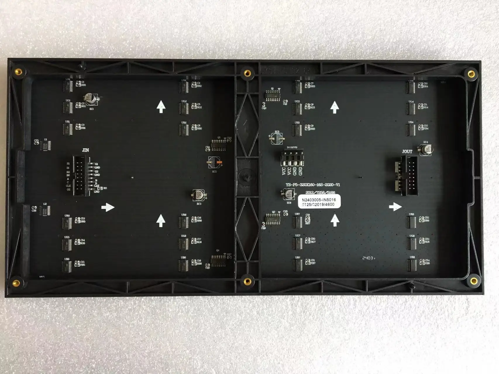 P5 실내 LED 디스플레이 모듈, 16S LED 디스플레이 모듈, 64x32, 320x160mm