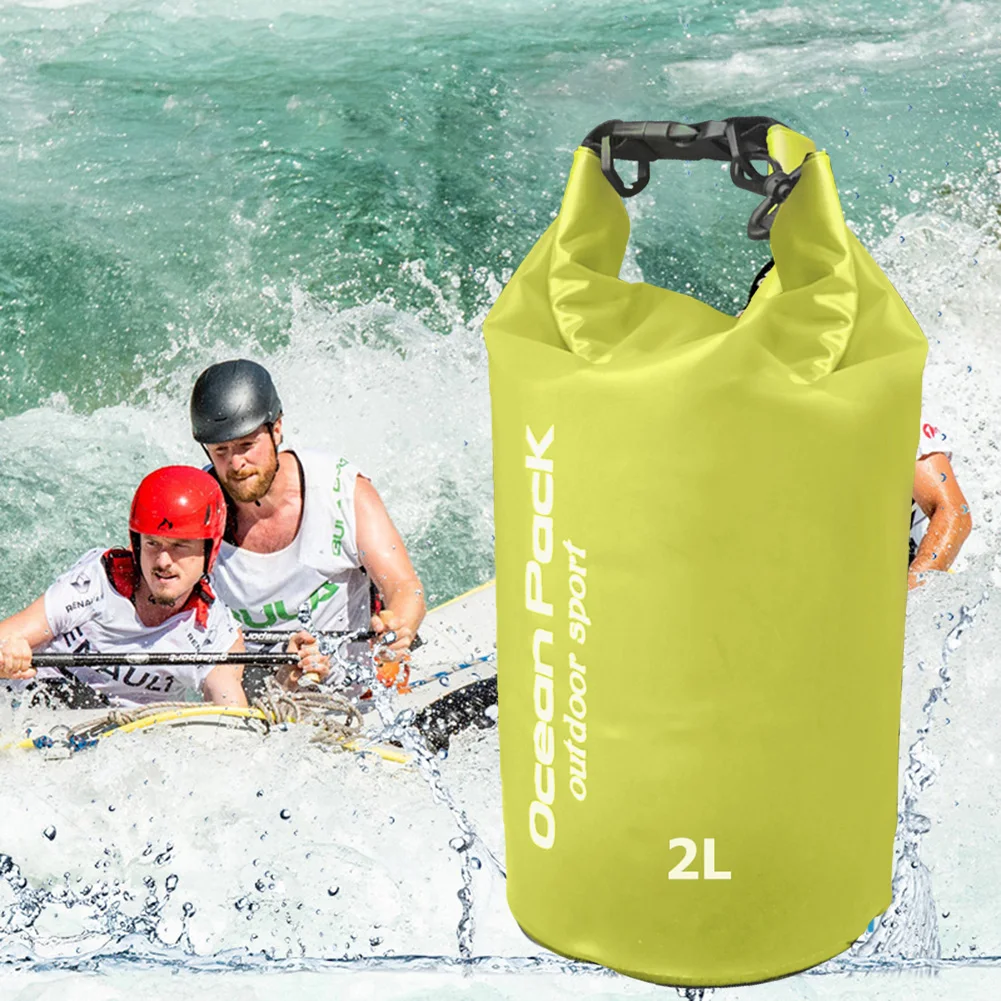 Waterproof Swimming Bag PVC Dry Bag Lightweight Floating Sailing Water Boating Kayaking Phone Pouch Swimming Accessories 2L