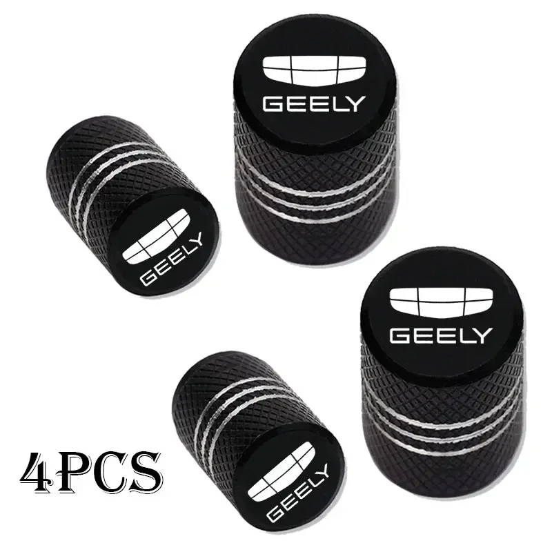 4-Piece Car Wheel Tire Valve Caps, Airdust & Waterproof Tyre Stem Covers
