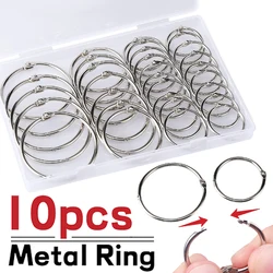High Quality 1/5/10Pcs Metal Ring Binder 38mm 50mm DIY Albums Loose-leaf Book Hoops Opening Office Binding Supplie Photo Album
