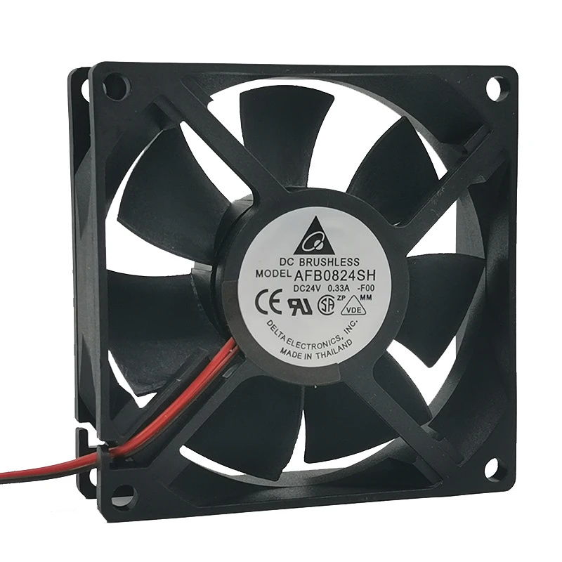 

New delta AFB0824SH 24V 0.33a 8025 8cm large air volume inverter cooling fan