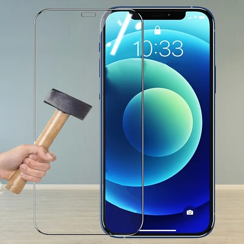 

2 шт. Защитное стекло для IPhone 11 Pro Max 12 13 Mini 14 Pro 15 Plus XS XR Защита экрана для Iphone 7 8 Plus XR XS Max стекло