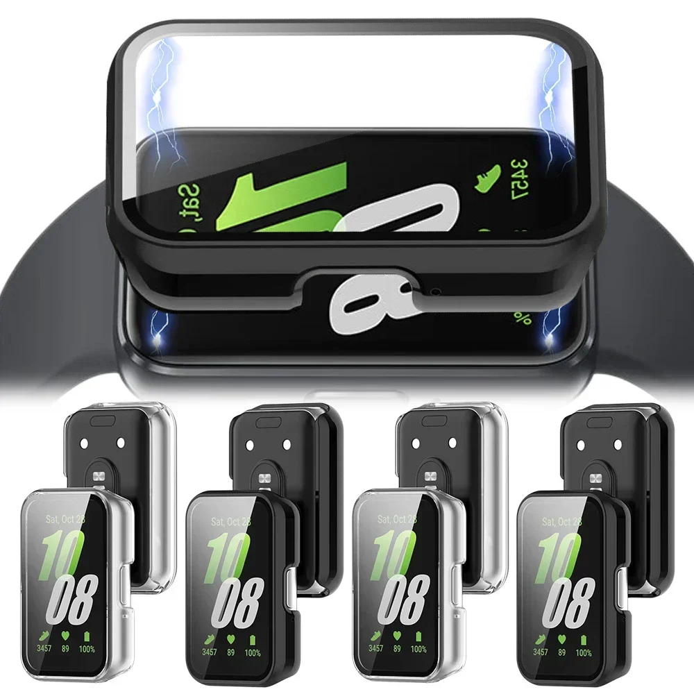 Screen Protector Glass and Case for Samsung Galaxy Fit 3 Accessories