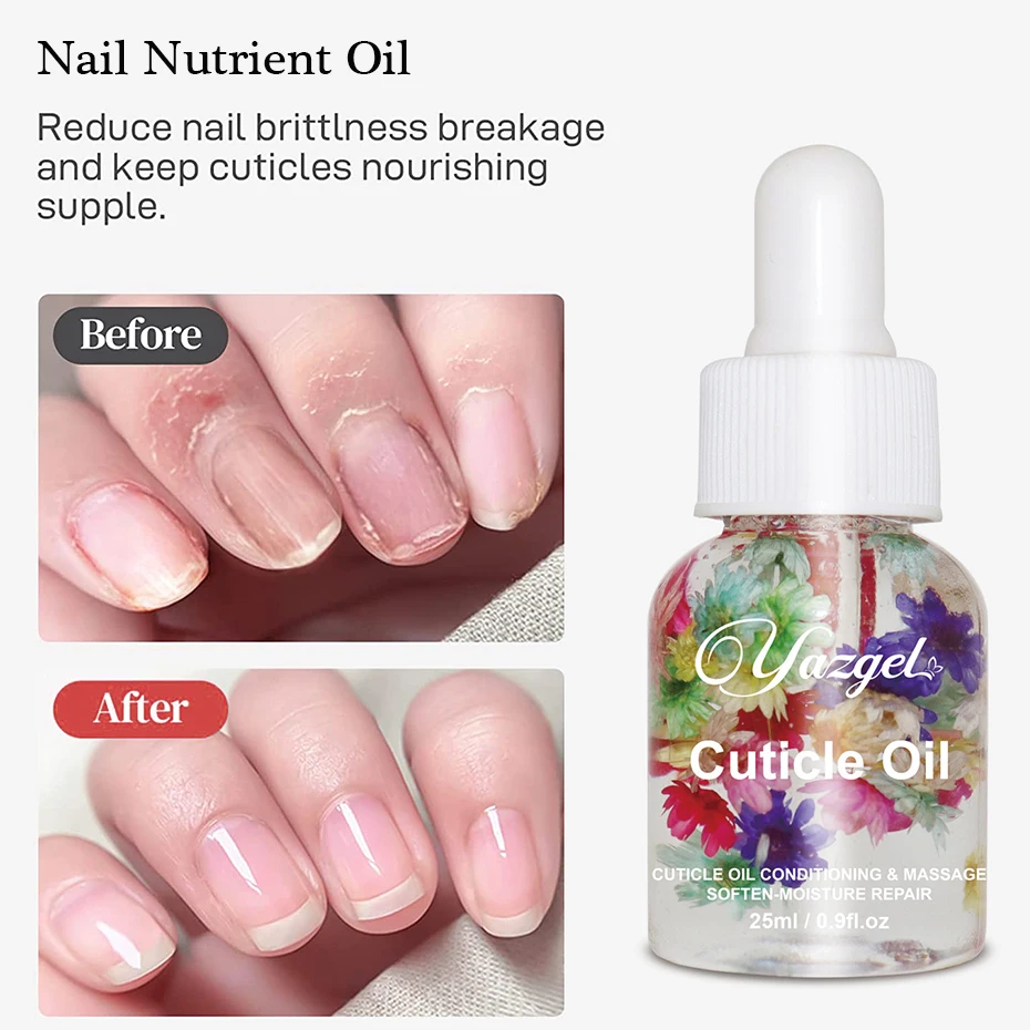 8 Flowers Nail Nutrition Oil,Moisturizing Dried Nutrient Nail Cuticle Oil , Nails Care Repair Damaged Liquid Nail Art Design Tool - AliExpress