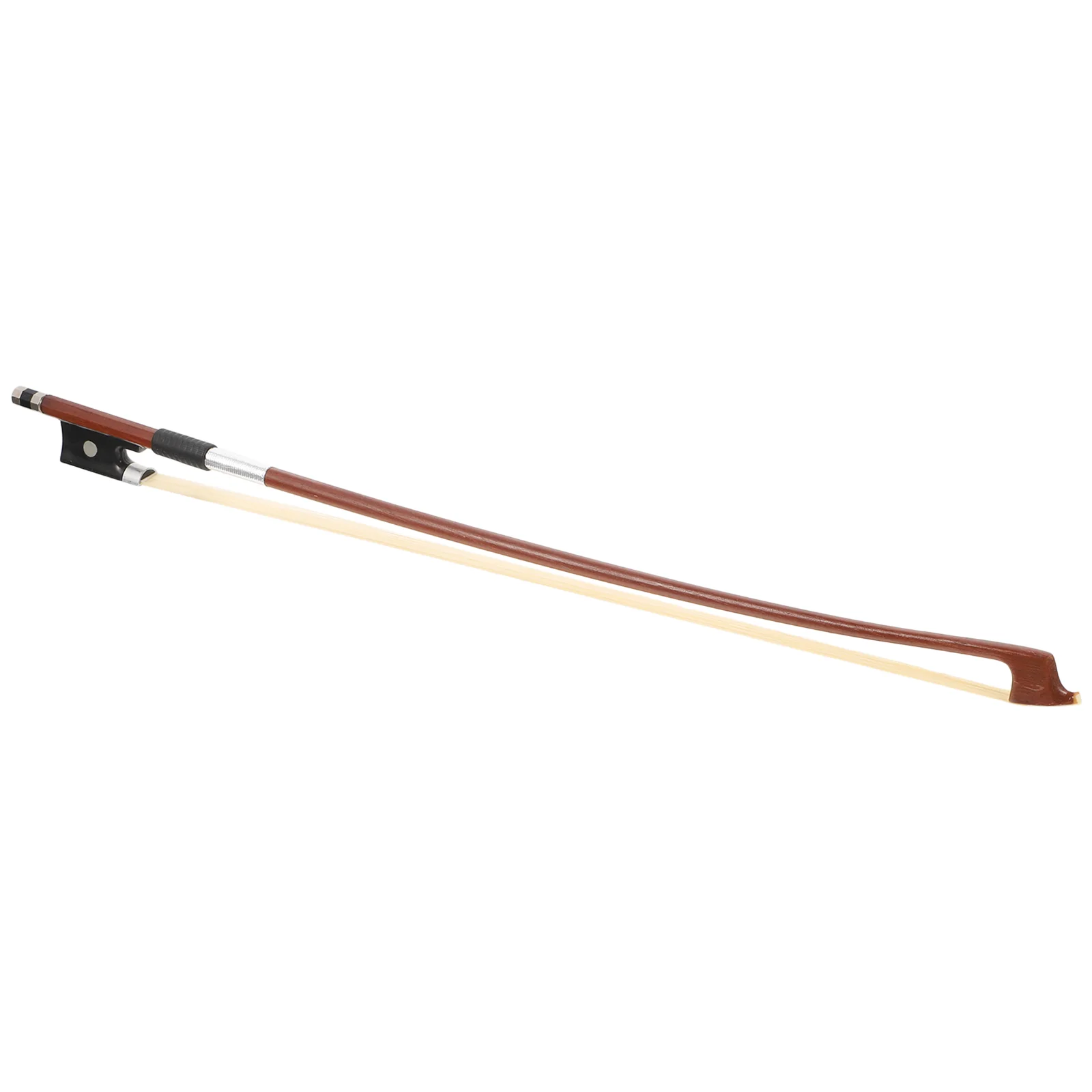 Violin Bow Performance Grade Pure Horsetail Bow Rod (1/10 1/16 Violin Black Tail Pants Universal Bow) Accessories violin bow hair violin bow brush violin bow collimator violin bow grip device