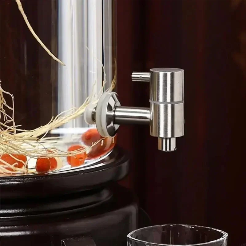 Wine Barrel-Valve Switch-Stainless Steel Juice Faucet Wine Valve-Water Dispenser Switch-Tap Beer Faucet Tap Leakproof