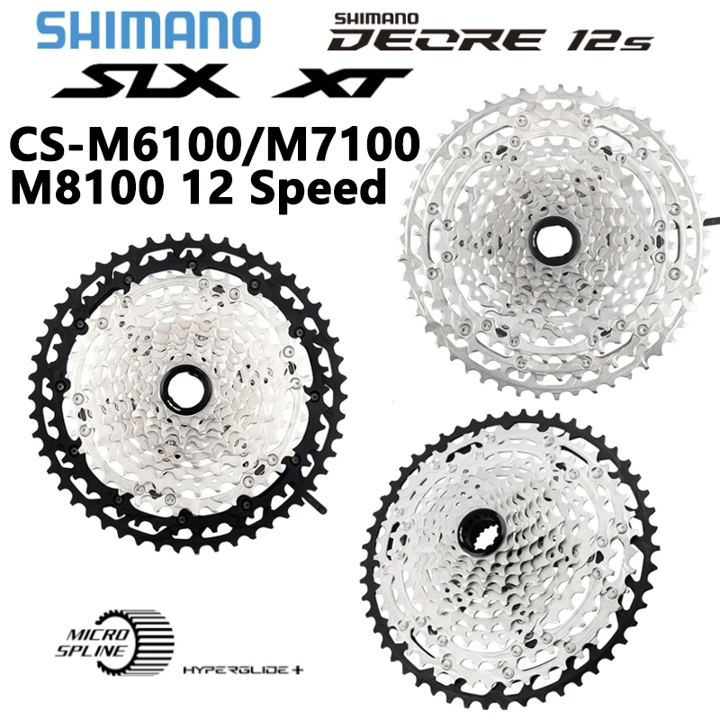 10 Speed Cassette Shimano XT SLX Deore M8100 M7100 M6100 12 Speed