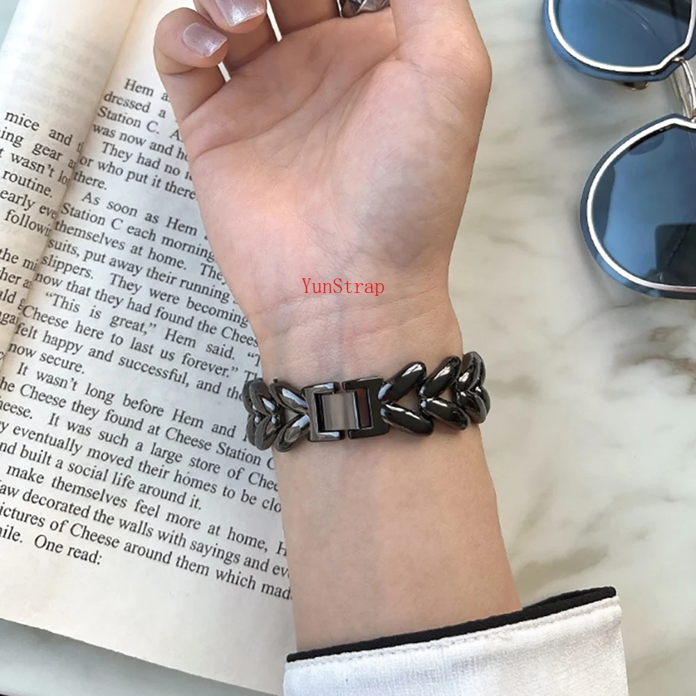 Love Metal V-Shaped Bracelet Strap