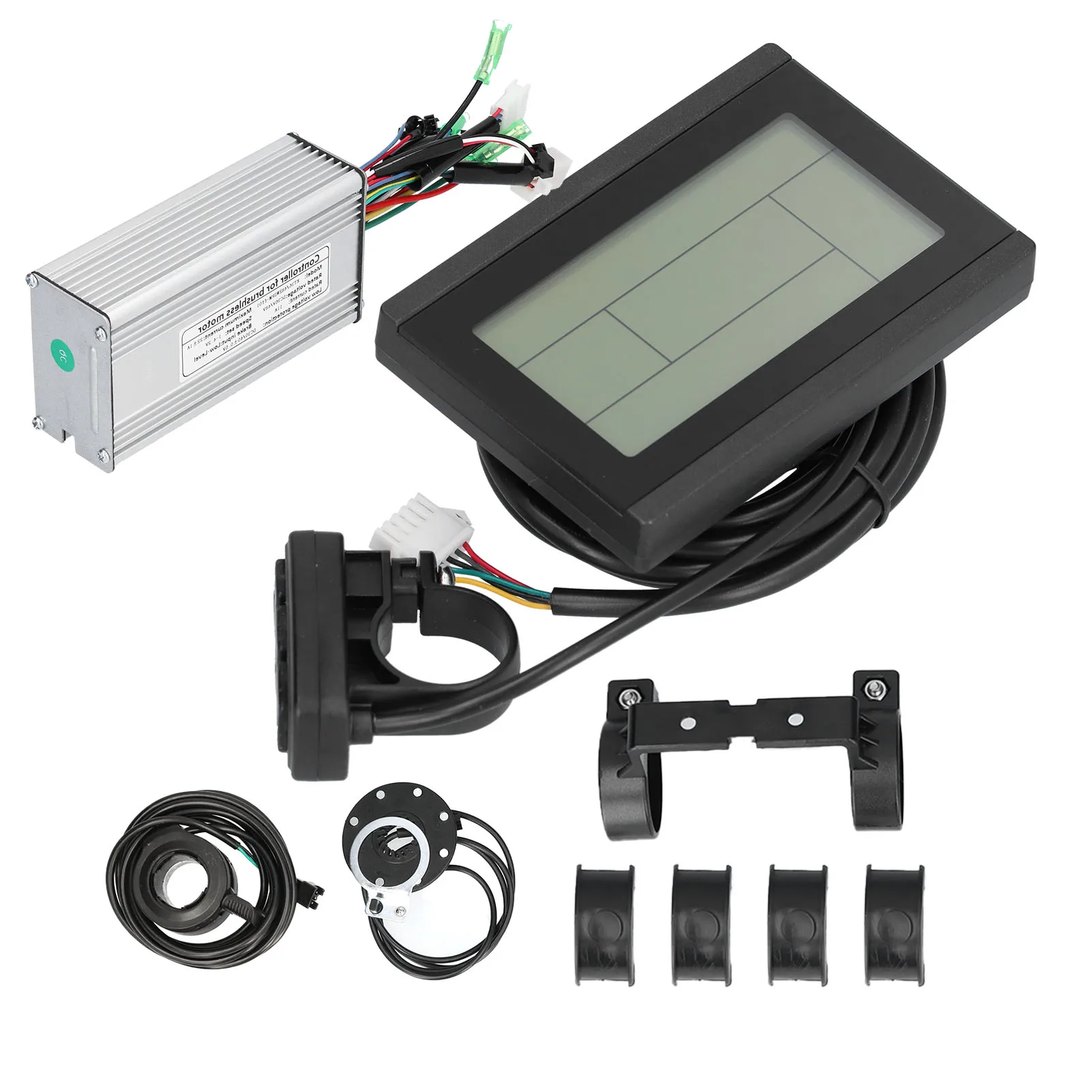 Electric Bicycle Controller Conversion Kit With KT-LCD3 Display Aluminum Alloy Motor Speed Controller For 36V/48V 500W Motor