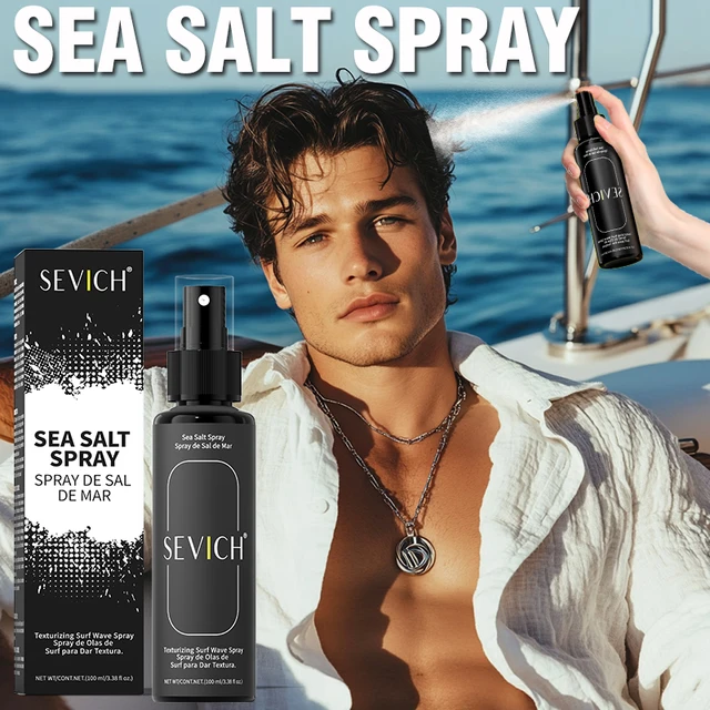 SEVICH Natural Sea Salt Spray for Hair Men & Women Instant Fluffy Volume Hair Styling Spray Strong Holding Non Greasy Hair Spray