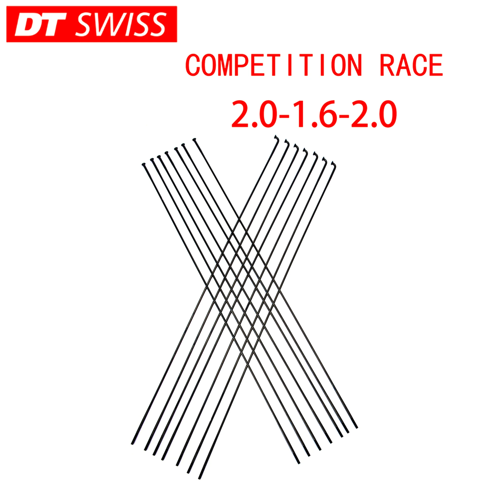 DT Swiss Competition Spokes (DB/14g) (Black) (Pack Of 20) (262mm