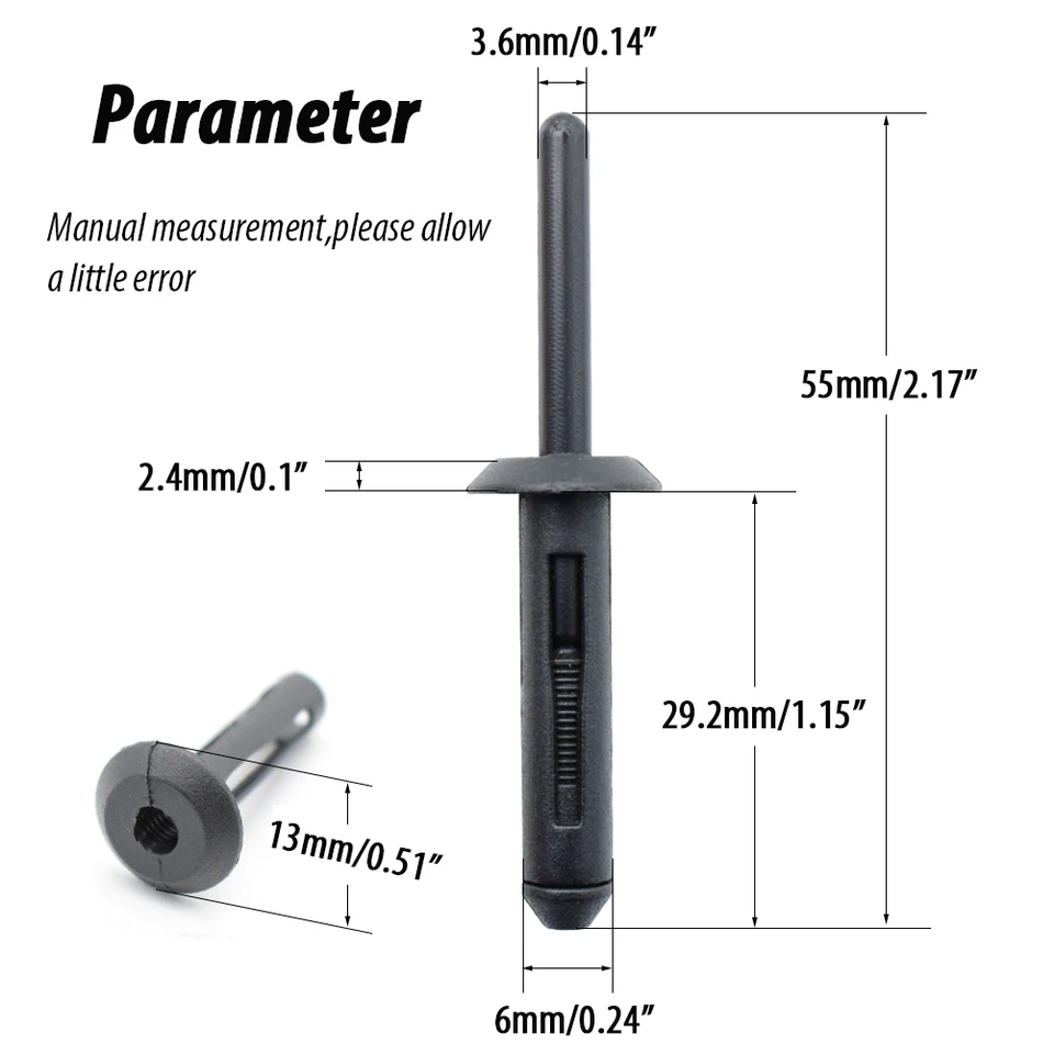 4X Clip Di Fissaggio Per Griglia Paraurti Per Land Rover | LR018173