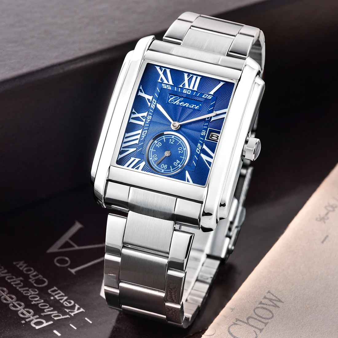 CHENXI Men's Watches Fashion Classic Square Quartz Watch