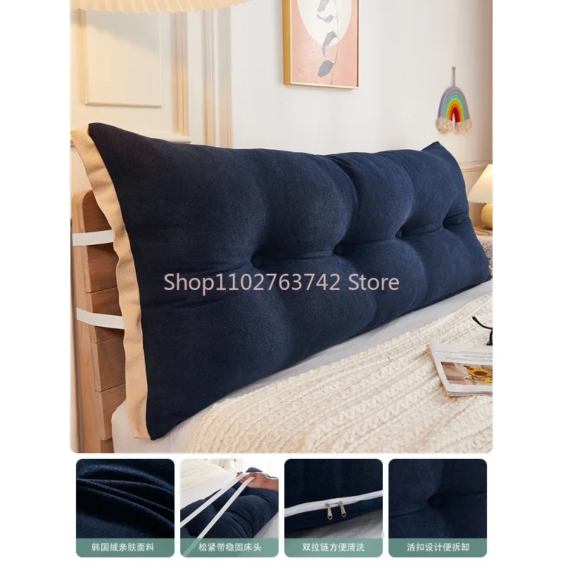 Headrest Cushion Triangle Large Pillow Soft Reading Backrest Pillow Sleeping Pillow for Decorative Pillows for Bed Sofa