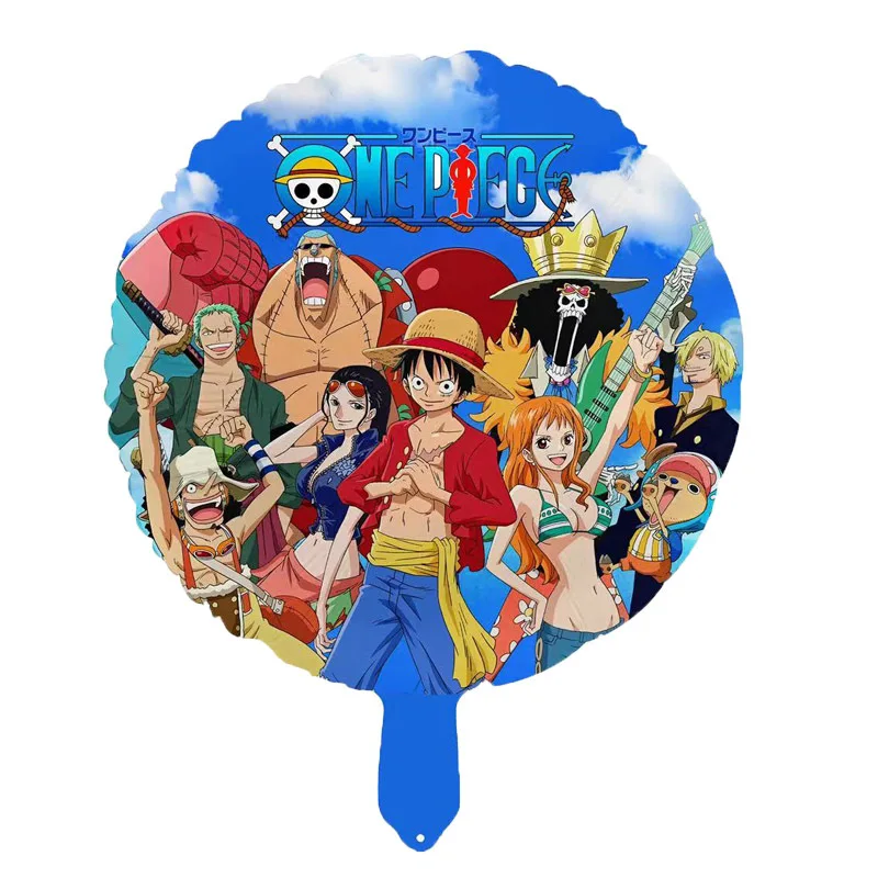 Anime ONE-PIECE Party Decoration ONE PIECEs Luffy Balloons Kit Kids Favors Birthday Party Decorations Pirate Globlos Supplies