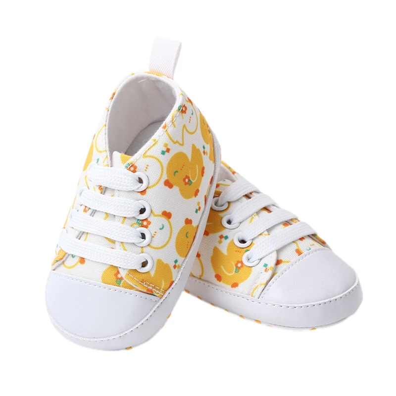 

Cartoon Animal Canvas Shoes for Newborns and Toddlers - Slip-On Anti-Skid and Perfect for First Walkers Aged 0-18