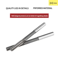 KBDA 1PCS 2-20mm HSS Machine Reamer H7 2mm 5mm 6mm 8mm 10mm 12mm 14mm 16mm 18mm 20mm High Speed Steel Straight Shank Reamer 2
