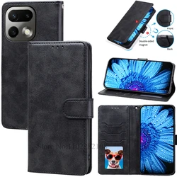 Leather Flip Wallet Phone Case - Stylish Protective Cover for Realme 16ProPlus (Black)