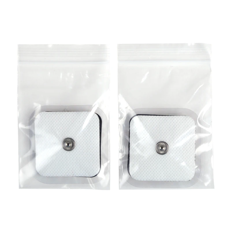 4*4cm Non-woven Self Adhesive Replacement Electrode Pad for Tens Digital Machine Massager 4*4cm Nerve Stimulator massage tool ball massager massage gel pads electrode lead wires