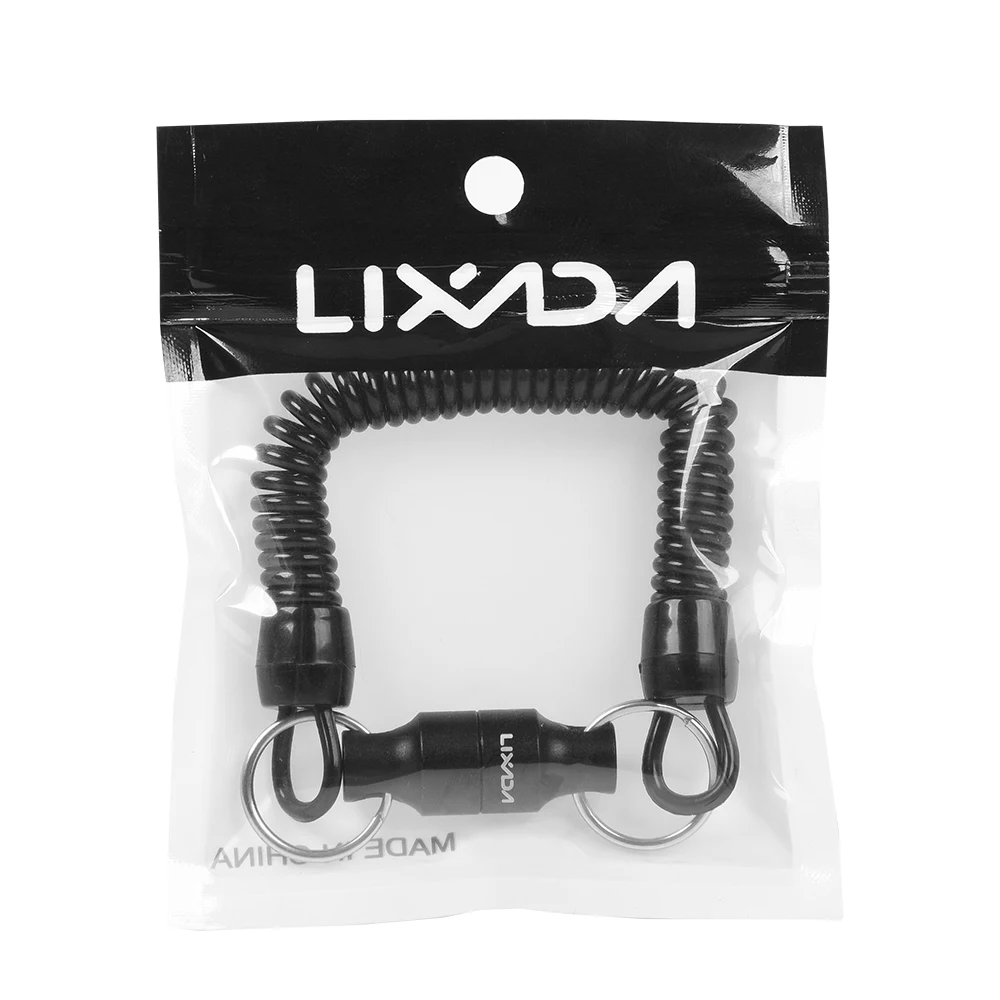 Lixada Fly Fishing Magnetic Net Release Holder Keeper Magnet Clip Landing Net Connector with Coiled Lanyard