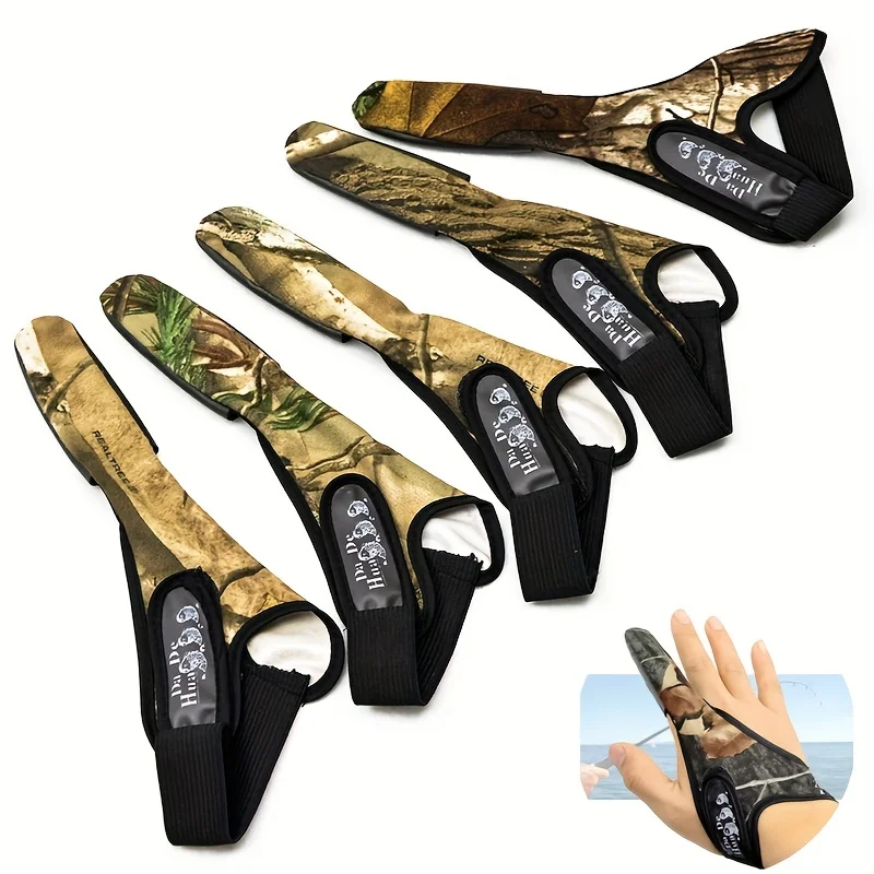 1pc Durable Camouflage Fishing Gloves for Left & Right Hand Fishing Gloves