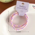 2pcs purple braided