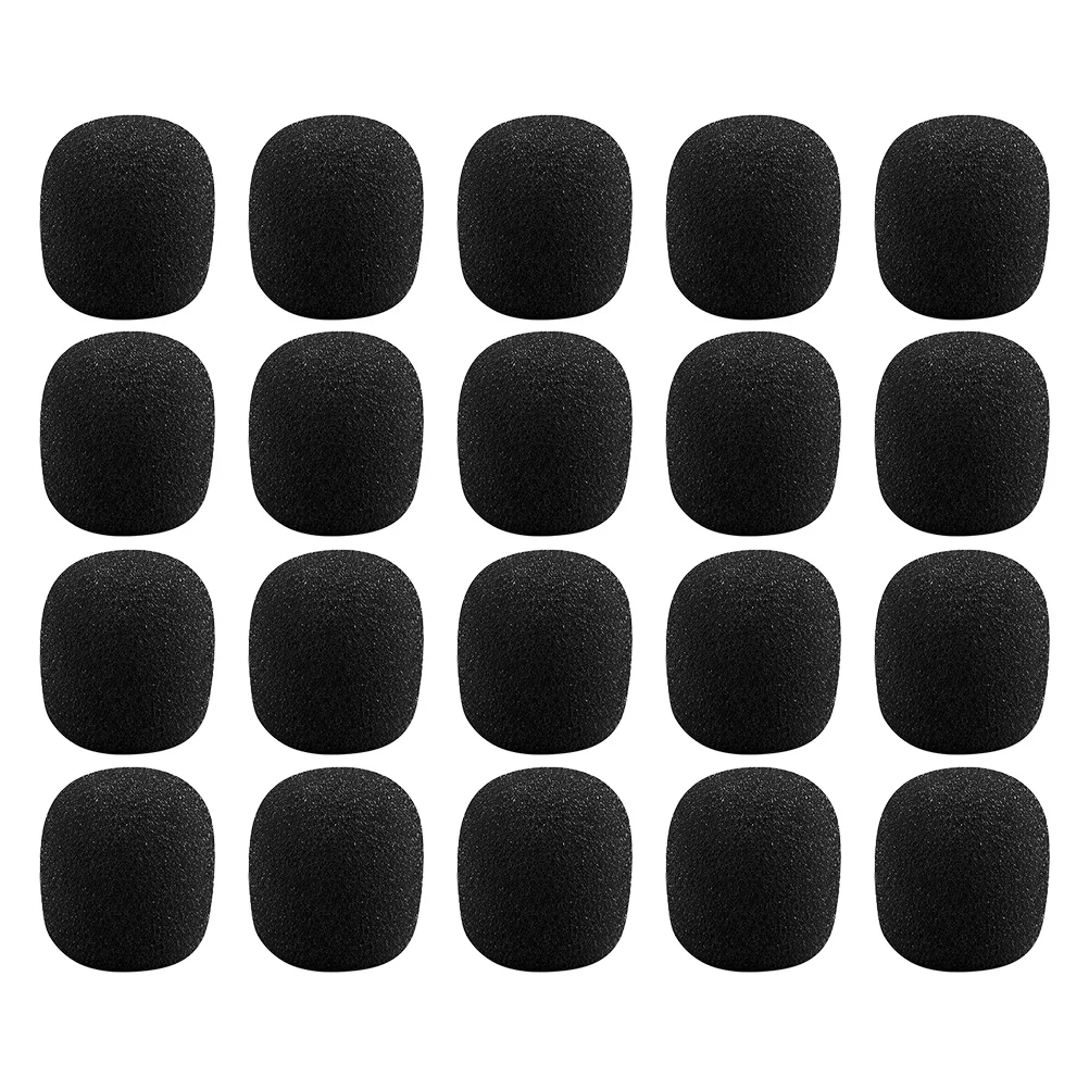 

Practical Lapel Microphone Covers Sponge Microphone Covers Little Bee Speaker Sponge Cover Headworn Microphone Cover