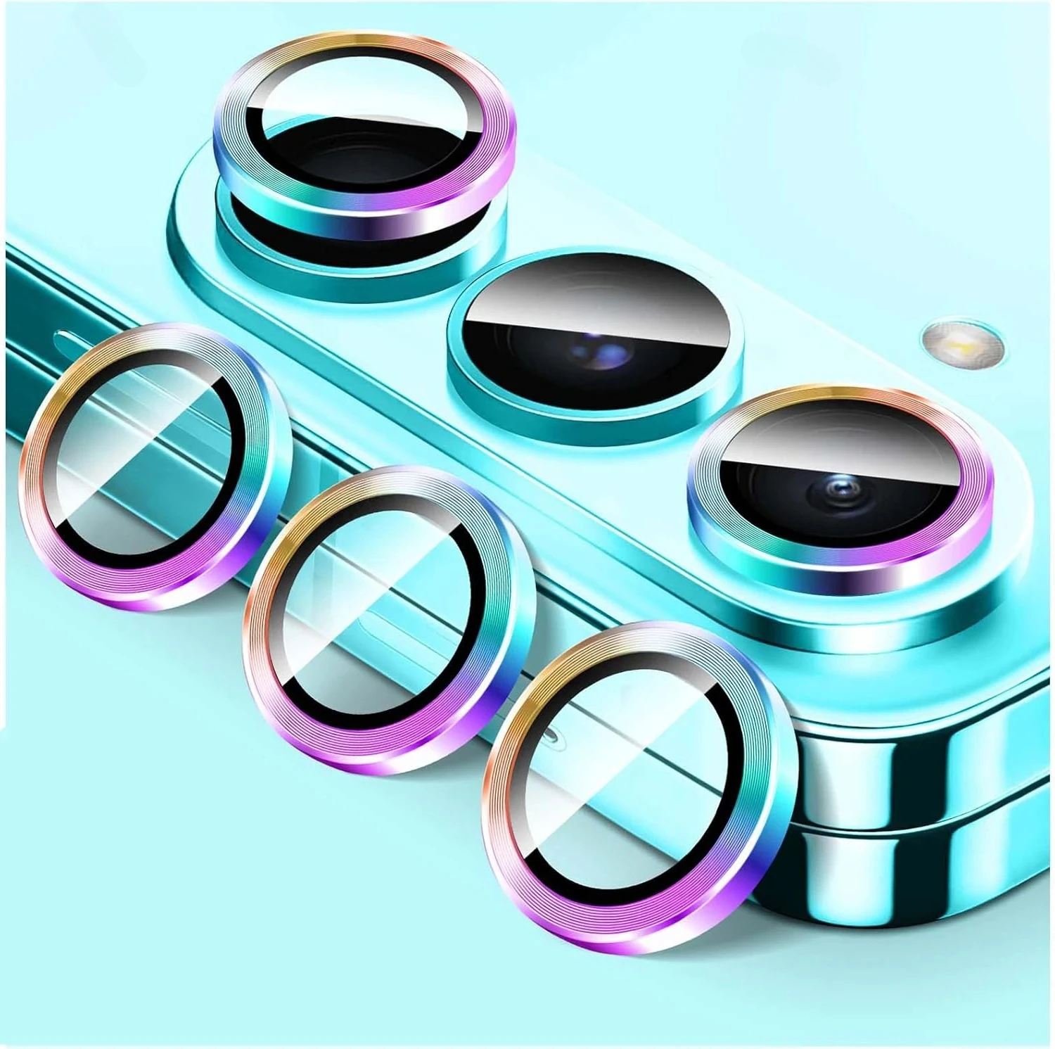 Aluminum Alloy Ring Case with Metal Lens Protector for Samsung Galaxy ZFold Series