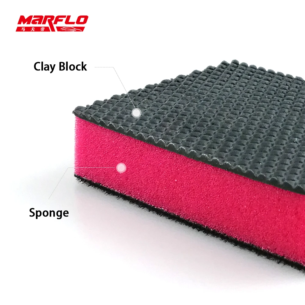 Car Cleaning Clay Bar cleaning gel car cleaning tool car cleaning clay bar cleaning magic mud car detailing cleaner car cleaning gel MARFLO Auto Care Car Wash Magic Clay Bar Block Pad Speedy Surafce Sponge Detailing Polisher Automotive Erase Made By Brilliatech