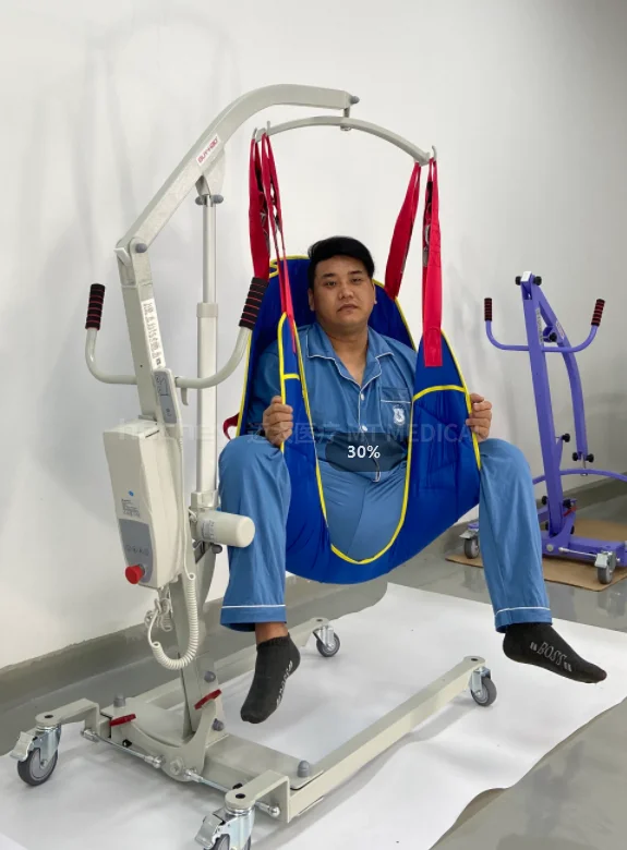 Hospital Portable Sturdy Hydraulic Electric Patient Lifting Transfer Chair Assisted Patient Mobility Machines 3