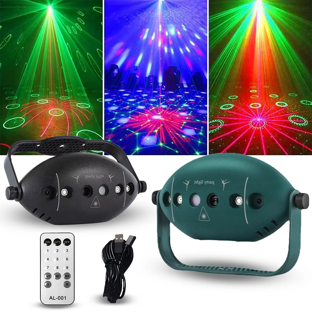 72 Pattern Disco Lights Projector Light Stage Light DJ Party Strobe Party Club Home Holiday Decoration Lights projection lamp disco ball light disco light led stage light