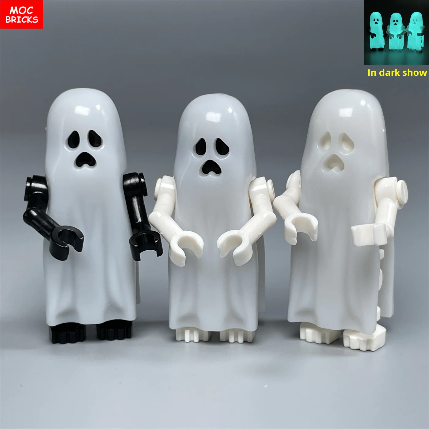 MOC Bricks Skull Cage Halloween Luminous Ghost Horse Skeleton Action Figure Educational Building Blocks Children Toys Gift building blocks construction blocks racing car building blocks car building blocks anime block toys