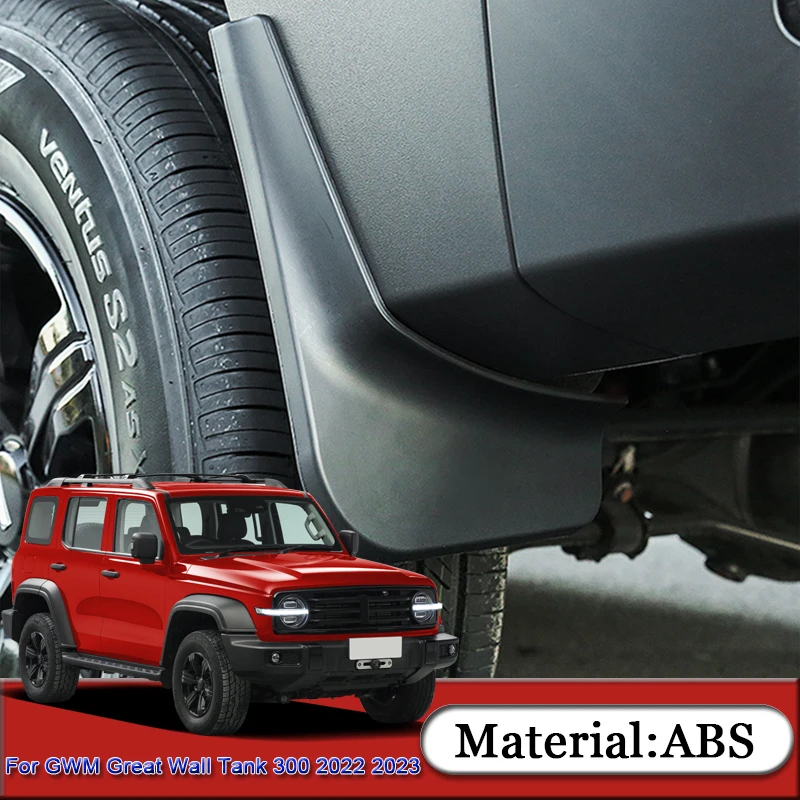 

For GWM Great Wall Tank 300 2022 2023 ABS Car Mud Flaps Splash Guard Mudguard Mudflap Fender External Cover Automobile Accessory