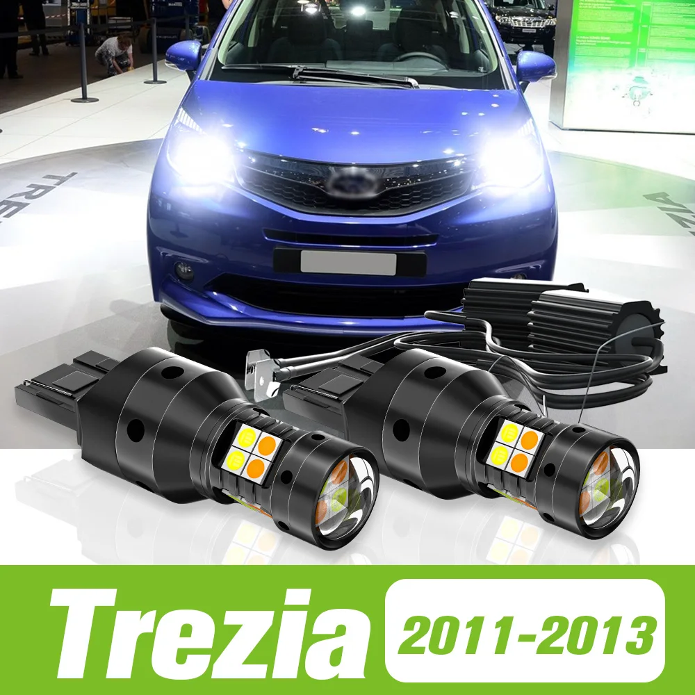 

2pcs For Subaru Trezia Dual Mode LED Turn Signal+Daytime Running Light DRL 2011 2012 2013 Accessories