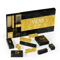 24 Days Beauty Advent Calendar Makeup Set 24pcs Christmas Countdown Calendar Make up Calendar Lipstick Eye Shadow Cosmetic 2