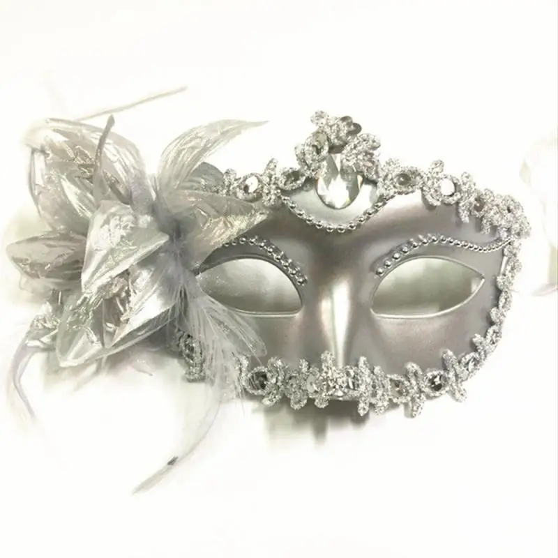 Halloween Masquerade Painted Golden Powder Half-Face Mask for Men Festival Party Costume Eye Mask Male eye mask face mask halloween mask party masks masquerade mask 3d printed mask 3d face masks superhero mask lace masquerade mask