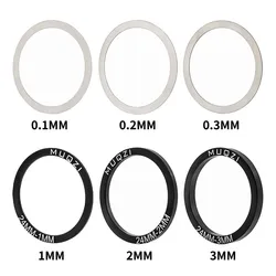 Aluminum Alloy Bicycle Bottom Bracket Spacer Set - 6 Piece Crankset Washers Collection (24mm)