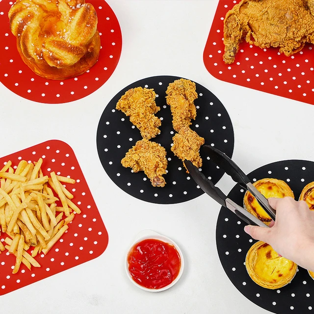 Air Fryer Silicone Mats Non-Stick Liners Air Frying