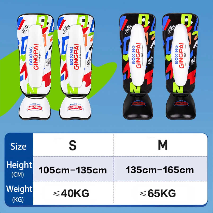 Children's Leg Protector Foot Back Protection Plate for Male Female Training Competition Free Fighting Boxing soccer shin guards,shin guard pads,kickboxing shin guards