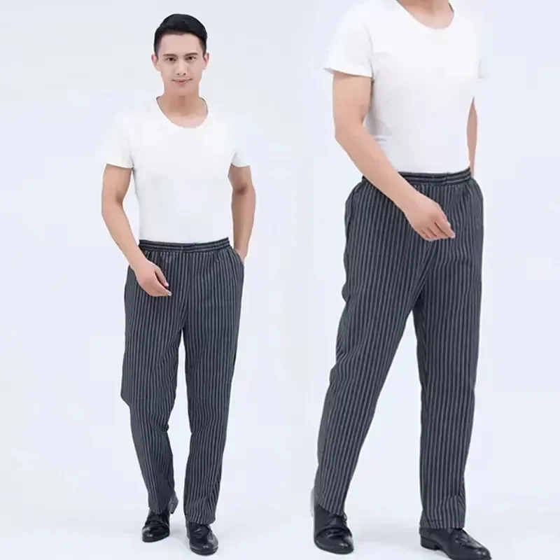 

men Cook Lightweight for Restaurant Chef Pants Trousers Unisex Works Kitchen Bottoms Baggy Uniform Accessories