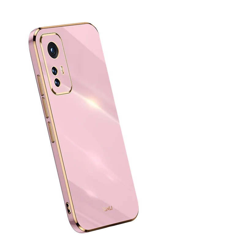 Luxury Square Plating Shockproof Soft TPU Silicone Case