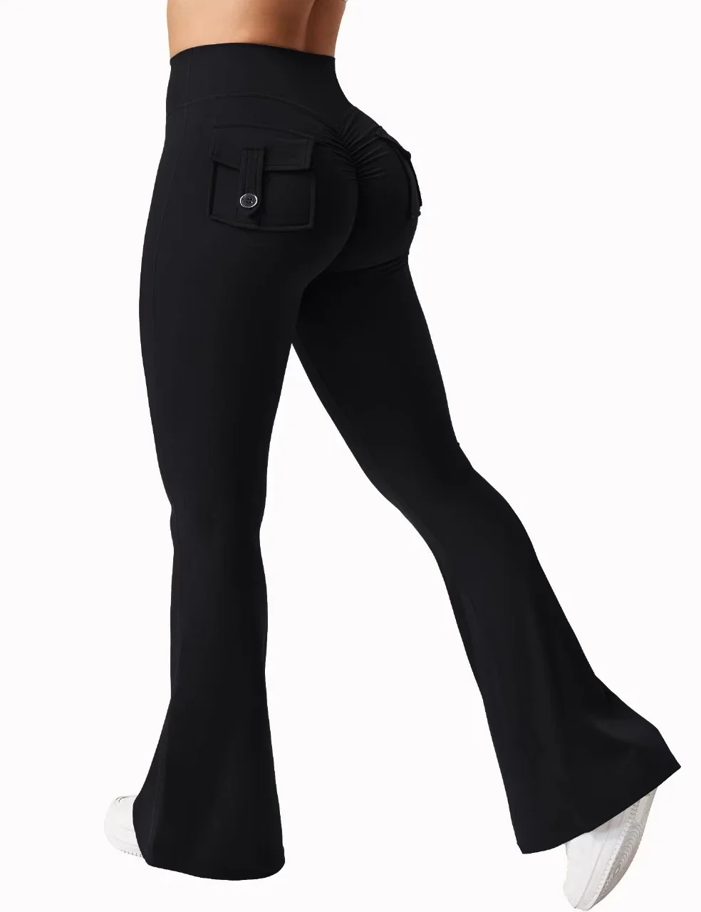 Sports Leggings Sports Pants Yoga Pants Women Bell-bottoms Yoga Flare Leggings Plus Size High Waist Workout Fitness Gym Sports Dance