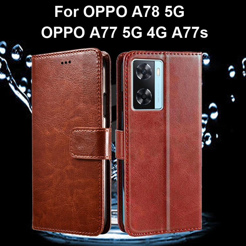 Leather Wallet Phone Case Cover For Oppo A98 5G чехол Funda Para OPPO F23  A1 5G Capas on Etui OPPO CPH2527 CPH2529 PHS110 Coque - AliExpress