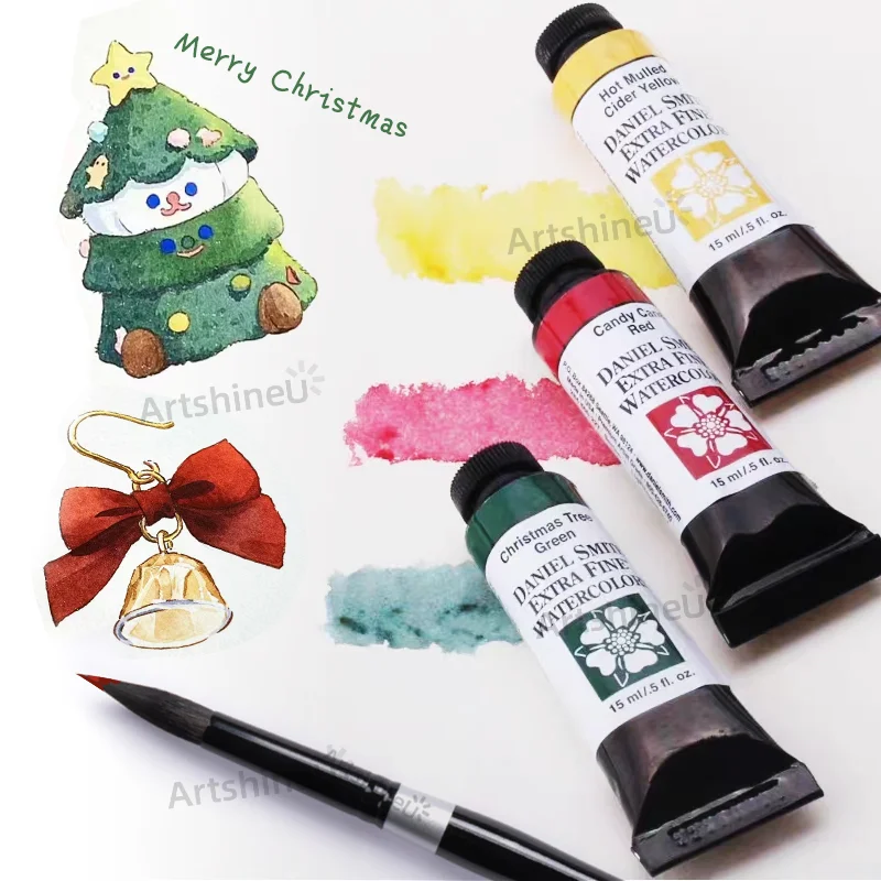 DANIEL SMITH / Paul Rubens Three-primary colours Base and Merry Christmas Colors Profession Artists Students School Supplies