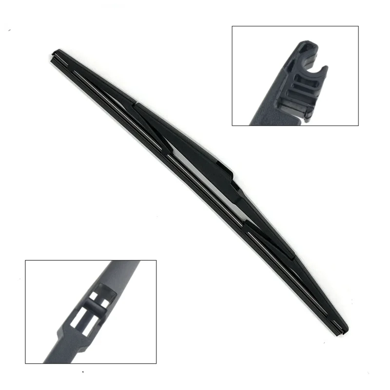 Premium Quality Car Wiper Blades - Front & Rear Set with Window Cutter Accessories