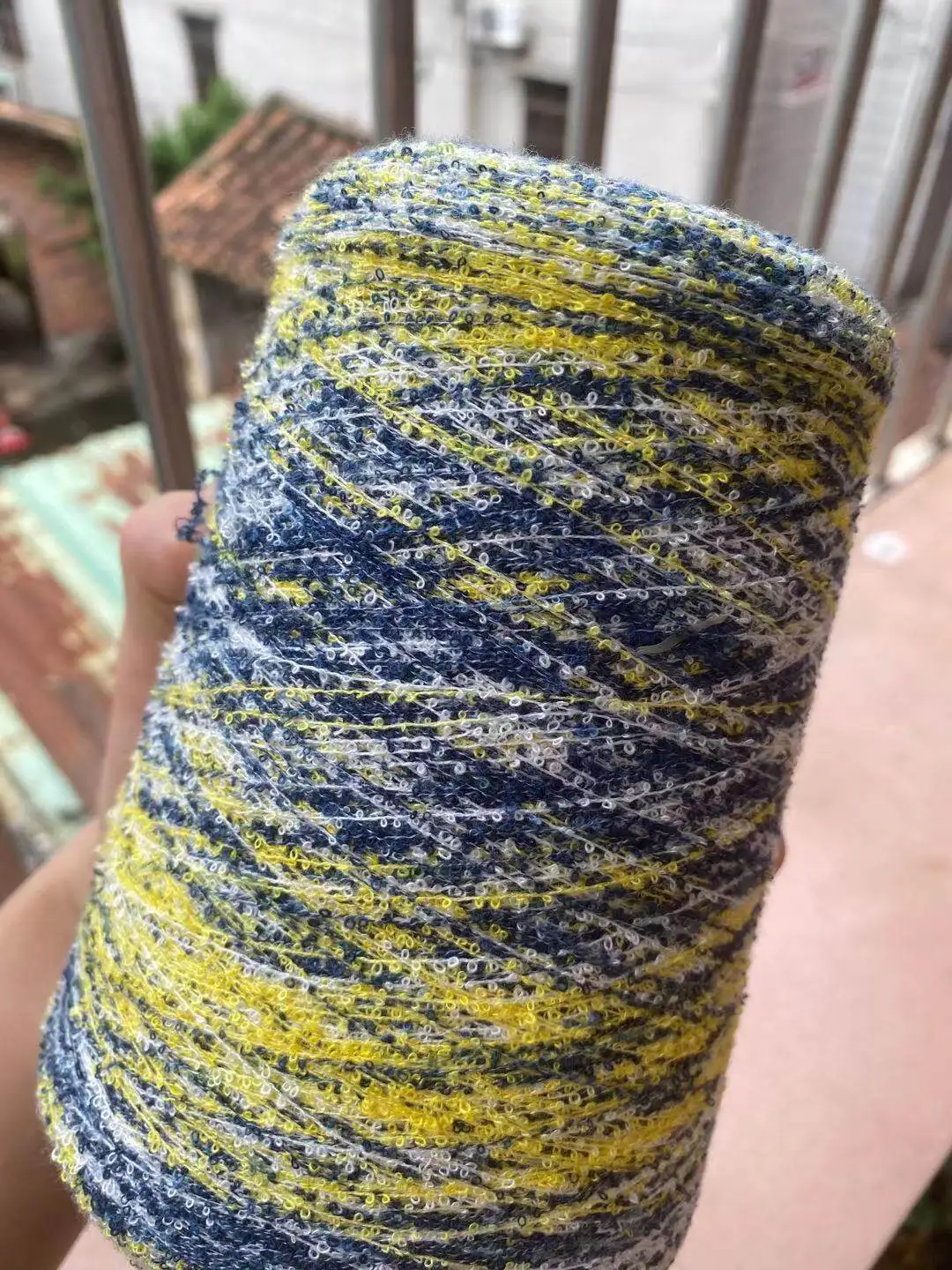 250g 듀안 염색 소형 원형 실 손뜨개질 실 핸드 크로셰 실 뜨개질 의류 바느질..