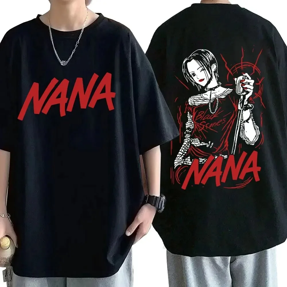 

Anime Nana Osaki Print T-shirts Men's Women's Short Sleeve Cotton Casual T-shirt Oversize Harajuku Streetwear Clothes for Teens