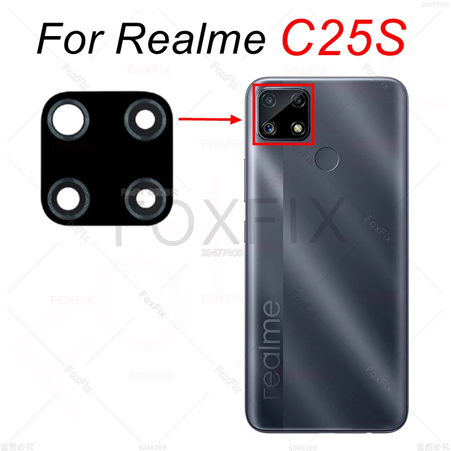 Back Camera Glass For Realme C25Y C25-Y Rear Camera Lens Glass