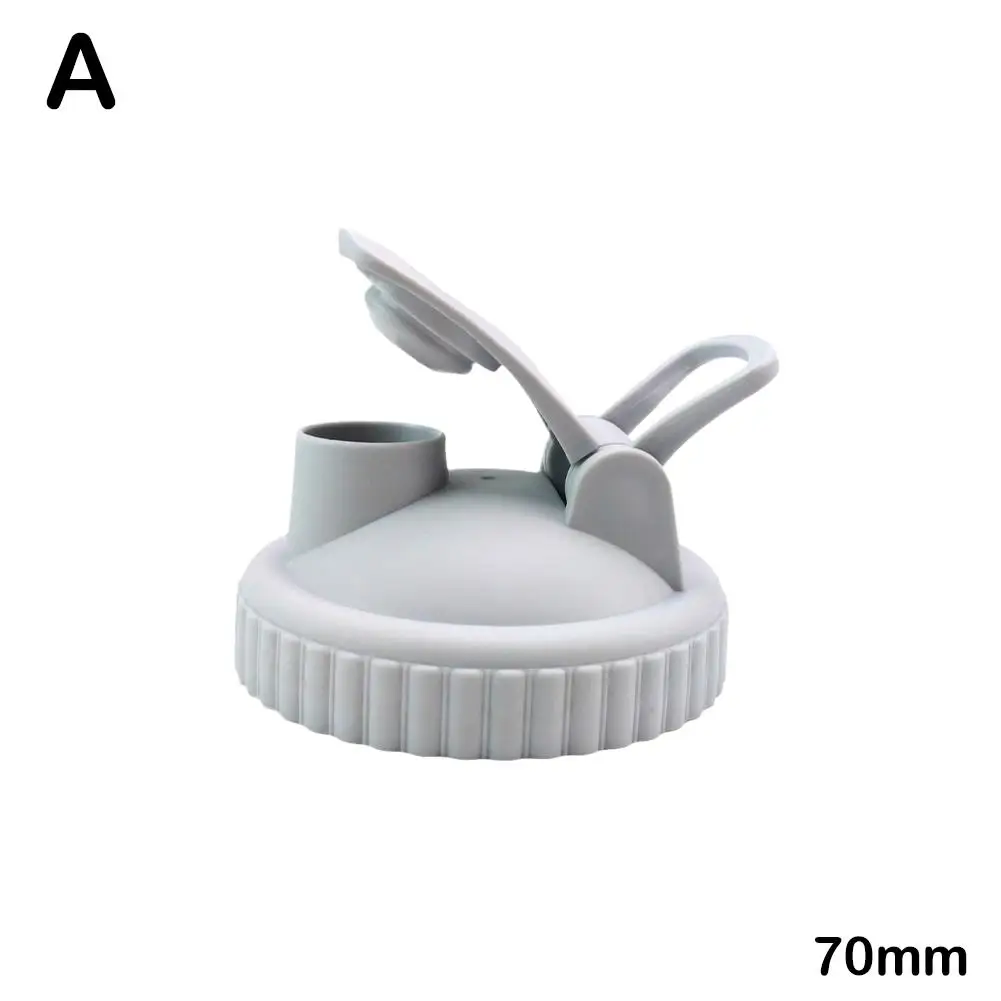 Tapas de tarro de boca ancha con mango, reutilizables, herméticas, a prueba de fugas, fácil de verter, tapas de tarro Mason, tapas de botella